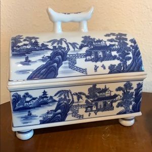 The Bombay Company Porcelain Chinoiserie Chest